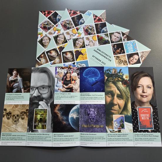 Nyt arrangementsprogram for Faxe Kommunes Biblioteker i efterårssæsonen 2025.